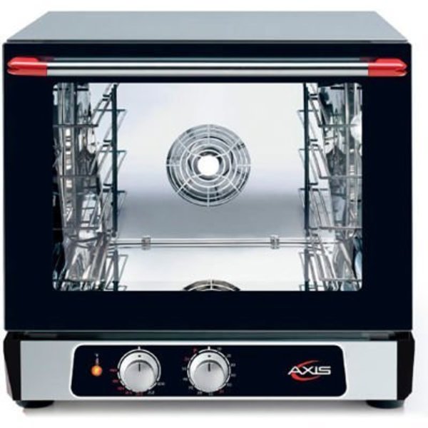 Mvp Group Axis Convection Oven, 23-3/4"W x 26-13/16"D x 21-1/8"H, 208-240V, 12.27A, 2.4 CuFt Cap., Manual Ctrl AX-514